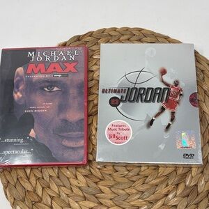 MICHAEL JORDAN Set of 2 Sealed DVD Programs About Michael Jordan's Career